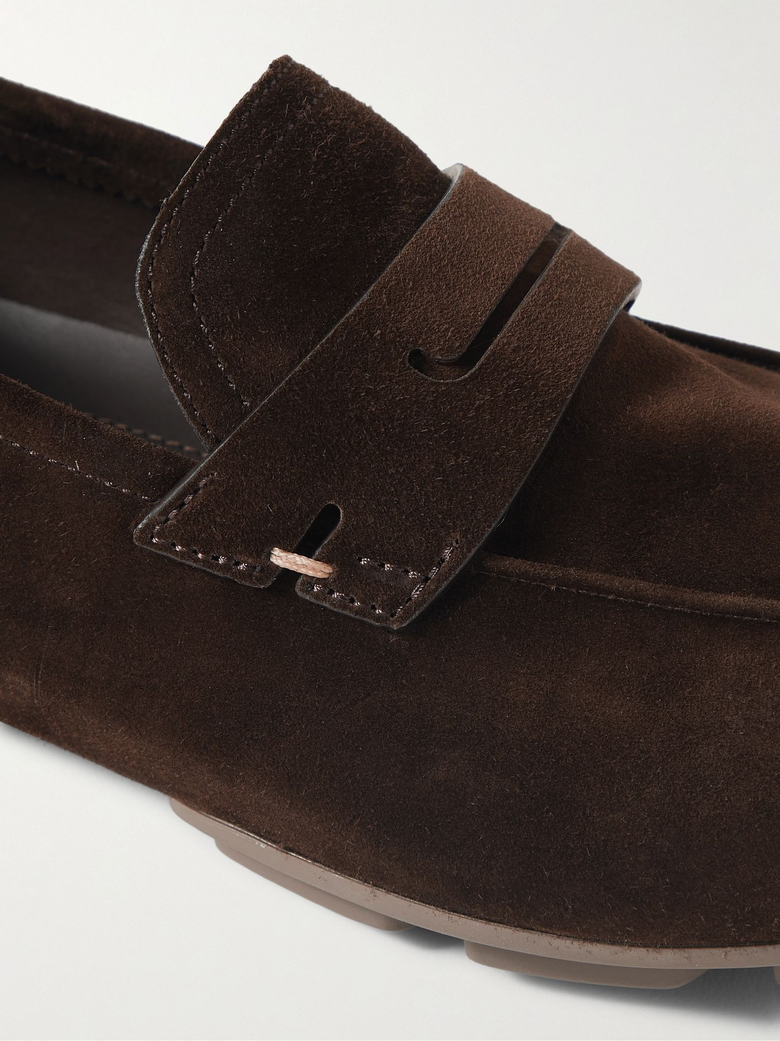 Suede Loafers Dark brown - 6