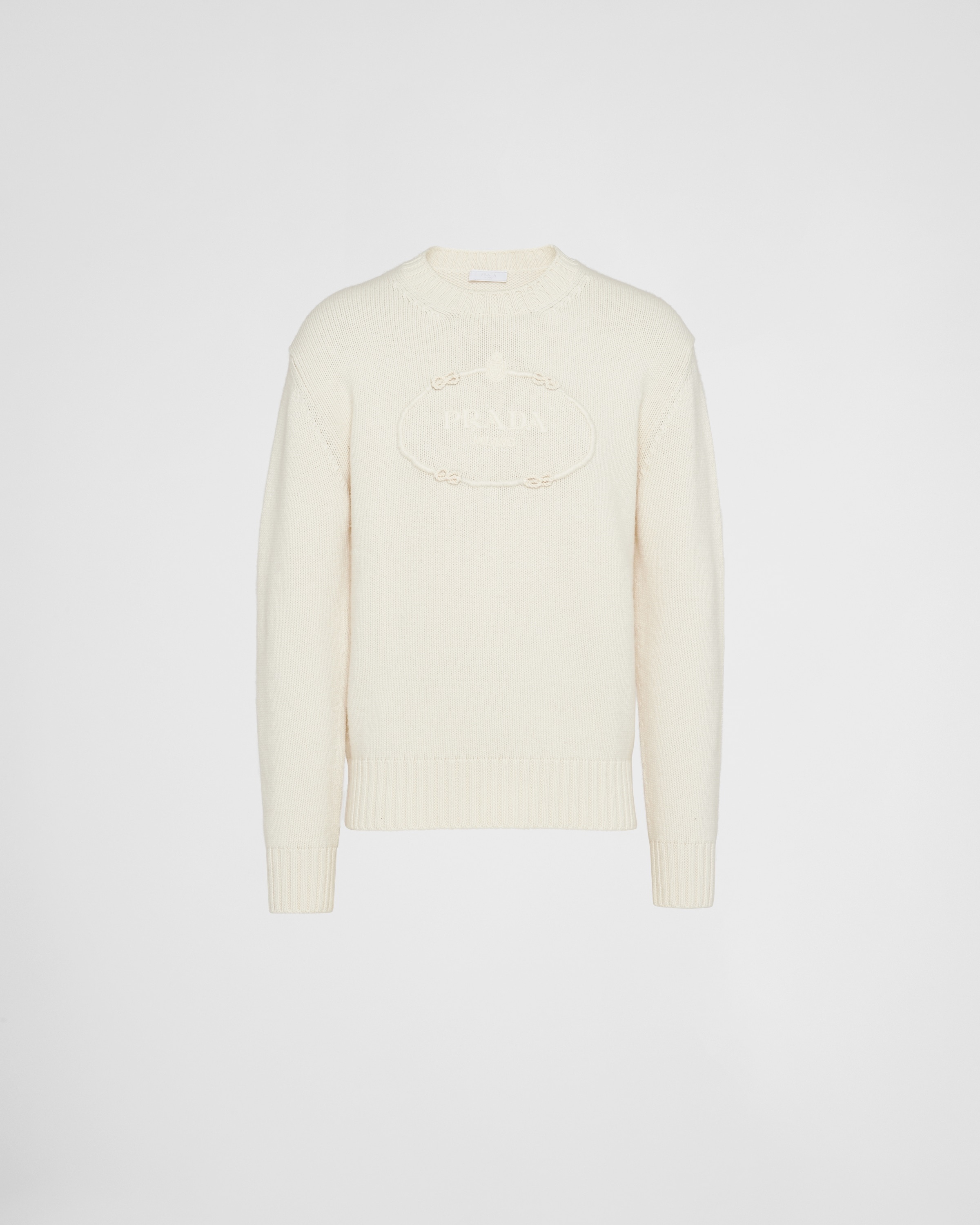 Wool and cashmere crew-neck sweater - 1