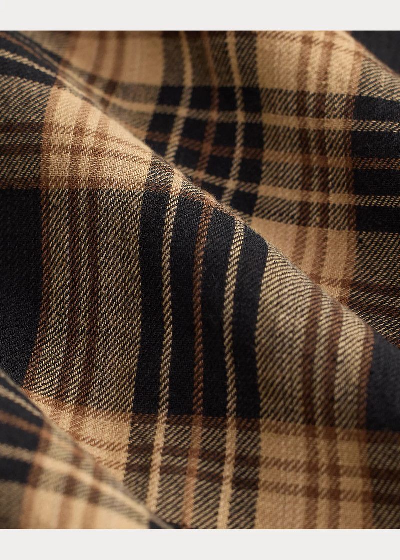Plaid Cotton-Linen Workshirt 6