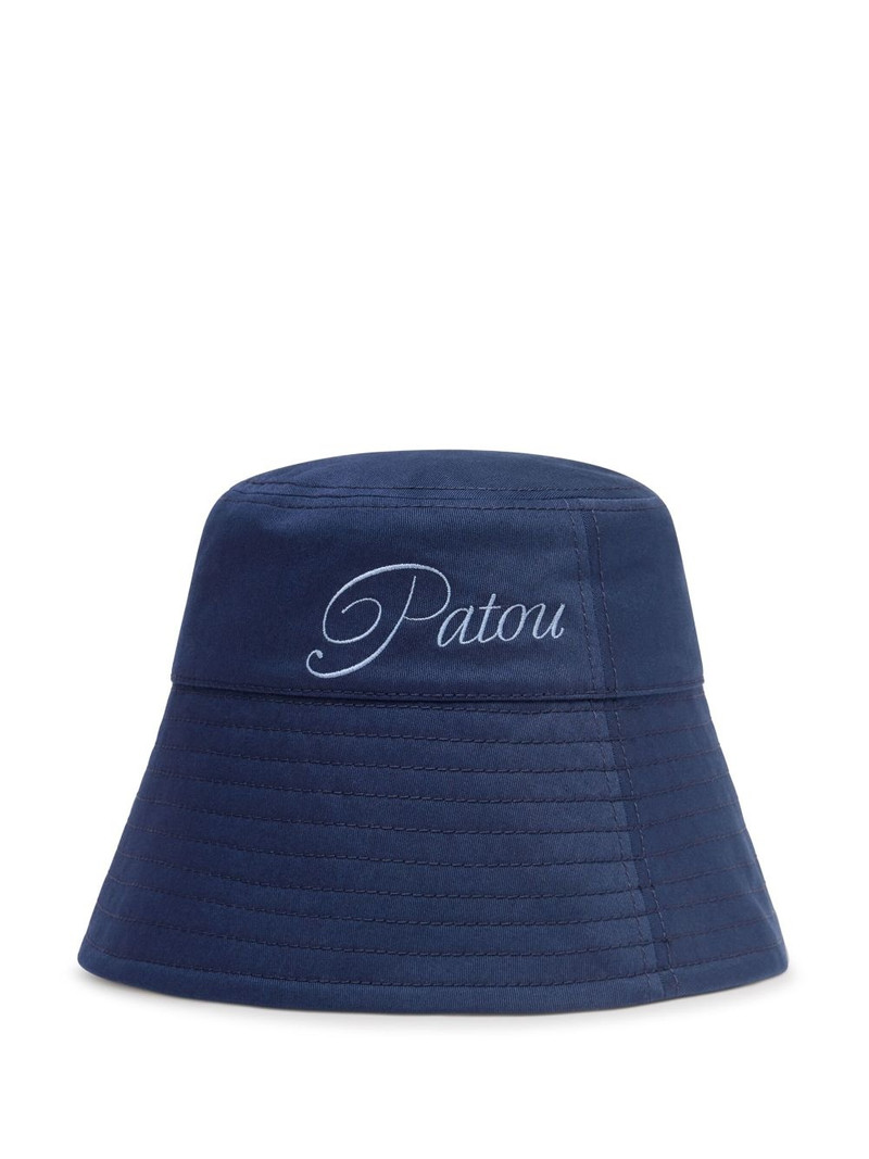 logo-embroidered bucket hat 1