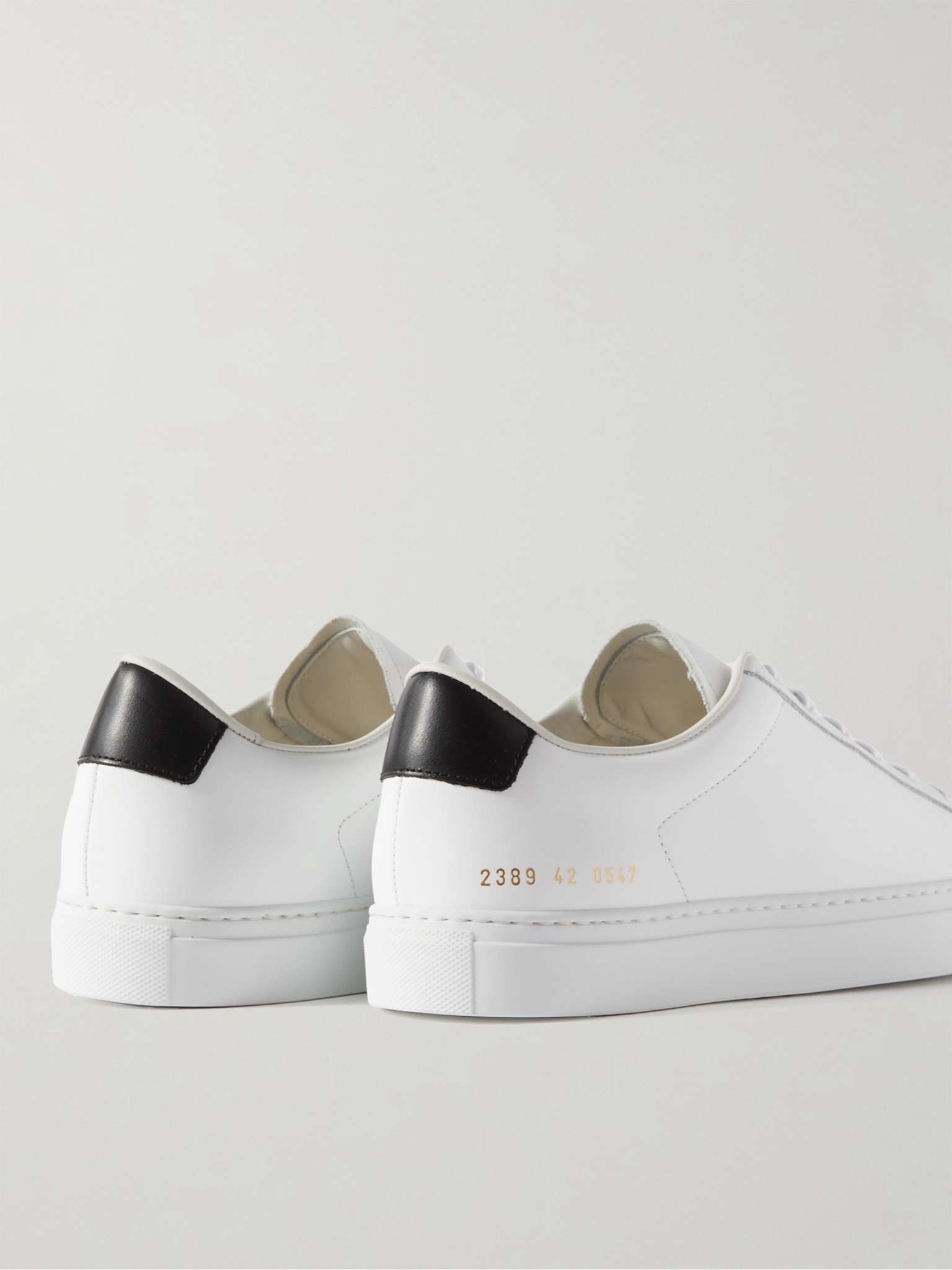 Retro Classic Leather Sneakers - 5