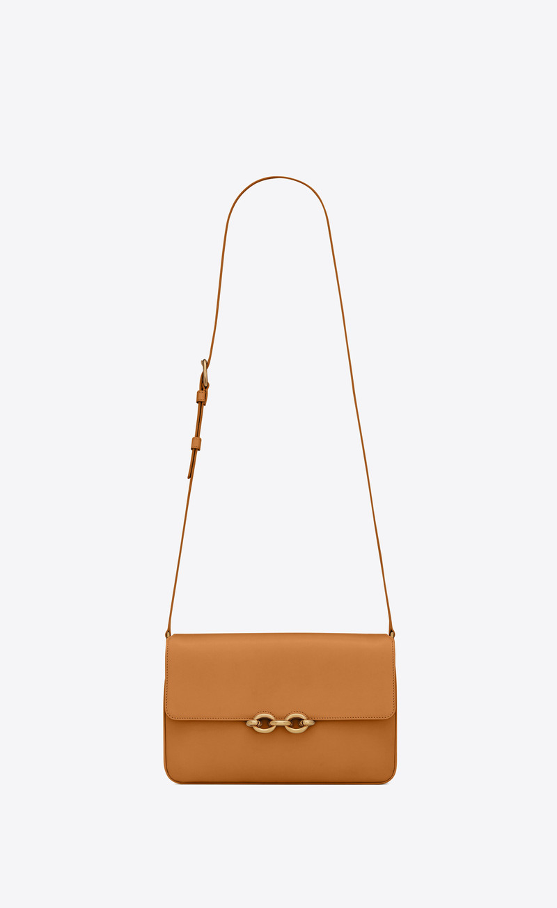 le maillon satchel in smooth leather 1