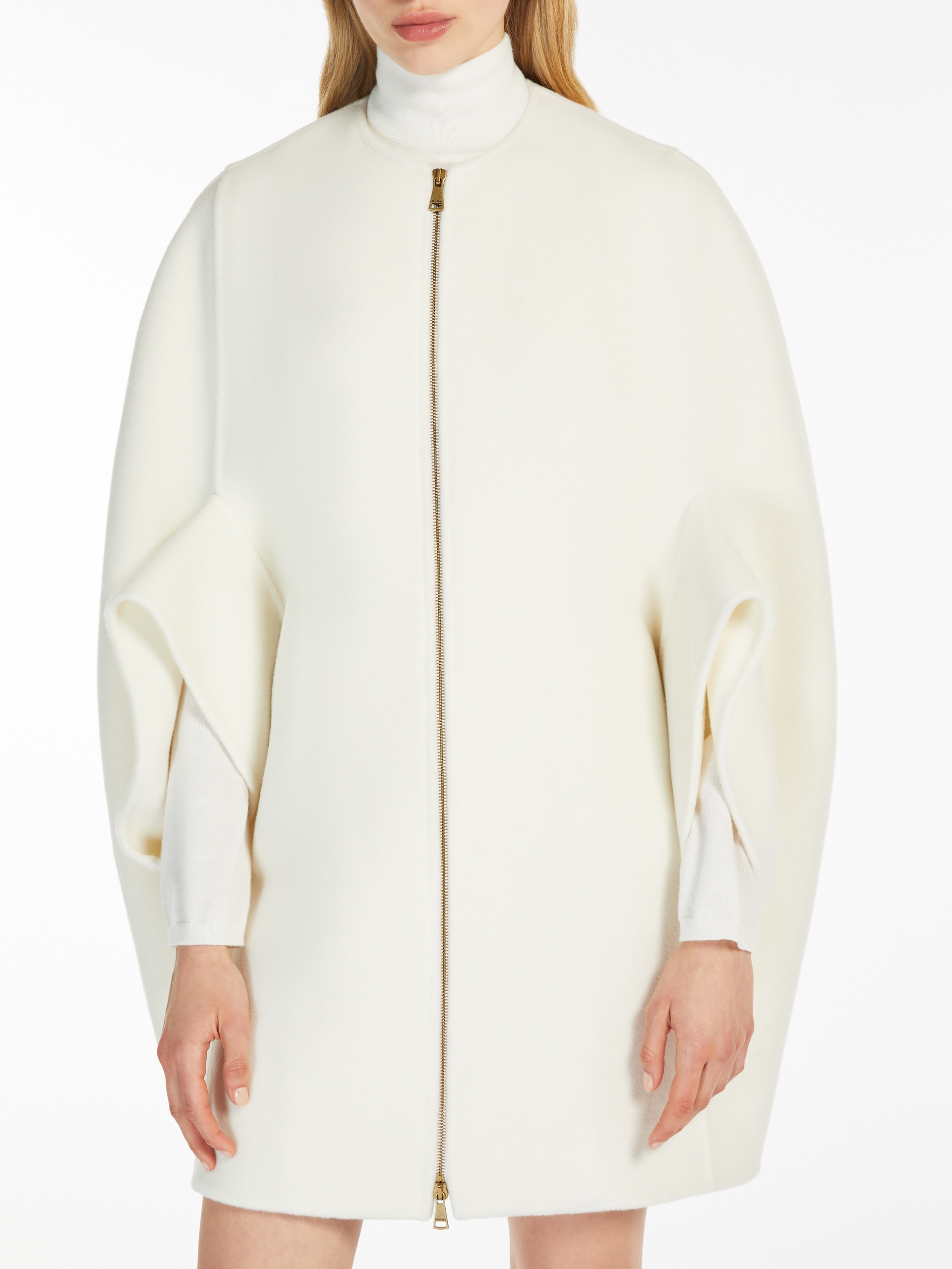 PLACIDO Cashmere mouflon cape - 5
