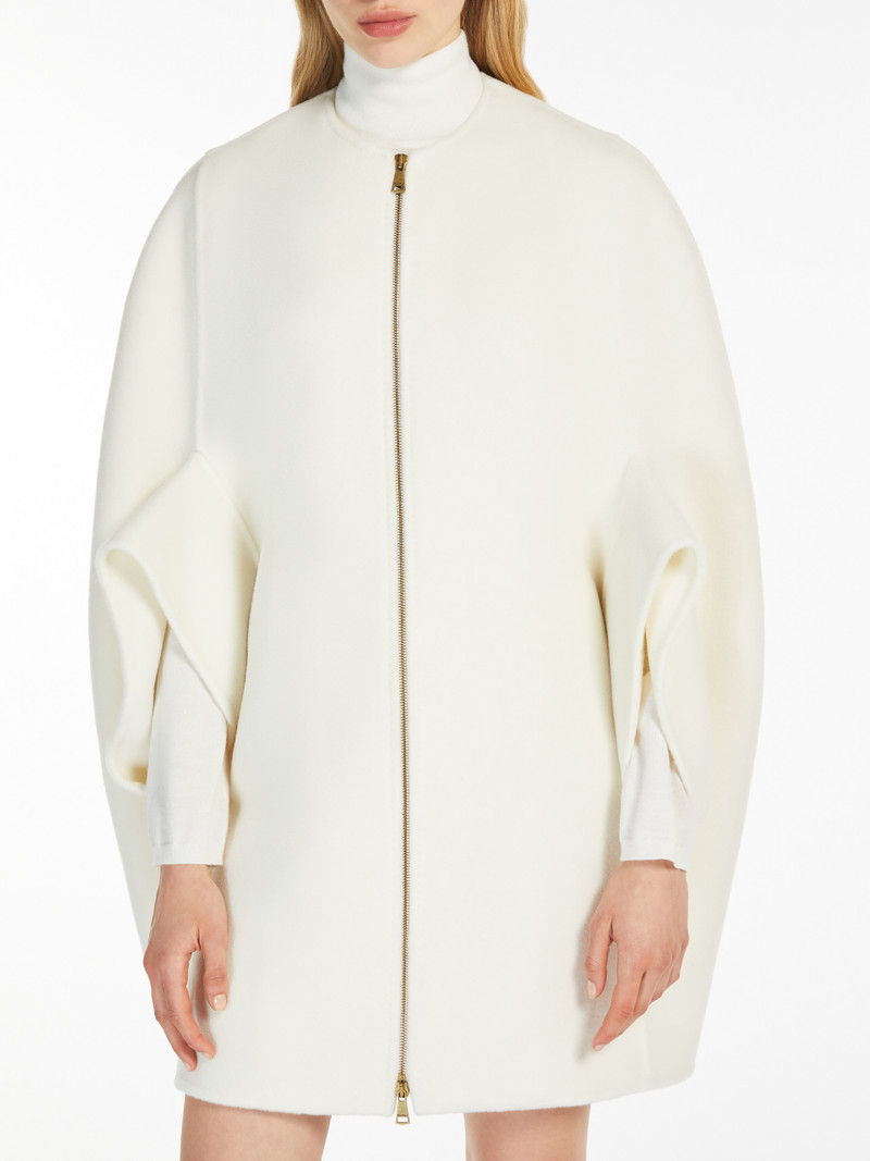 PLACIDO Cashmere mouflon cape 5