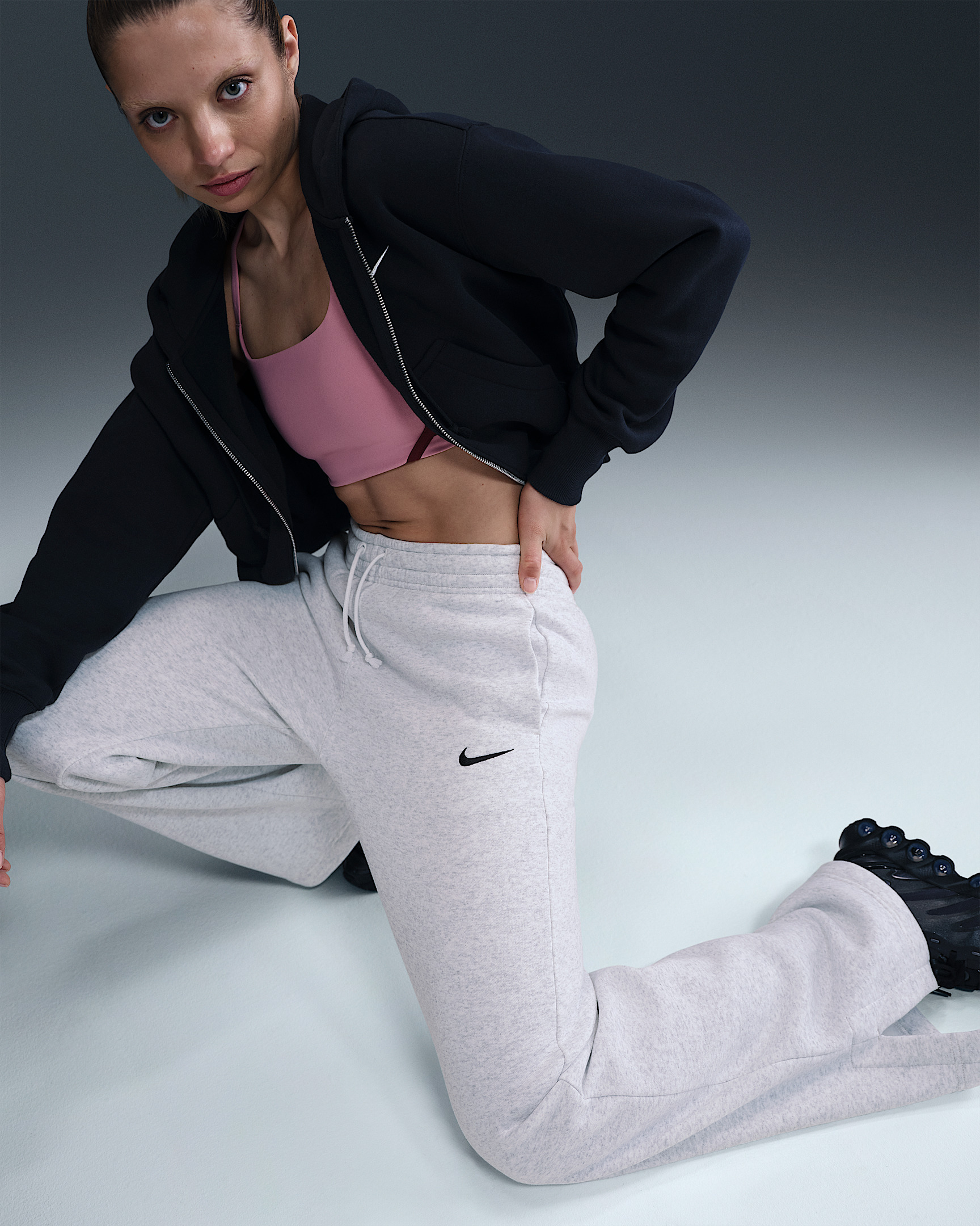Nike Sportswear Phoenix Fleece Women's High-Waisted Wide-Leg Pants - 5