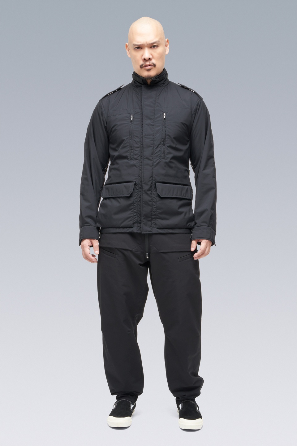 P38-AD schoeller® Dryskin™ Polartec® Alpha® Reversible Cargo Pant Black - 3