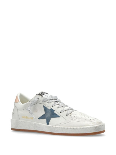 Golden Goose Ball Star distressed leather sneakers outlook