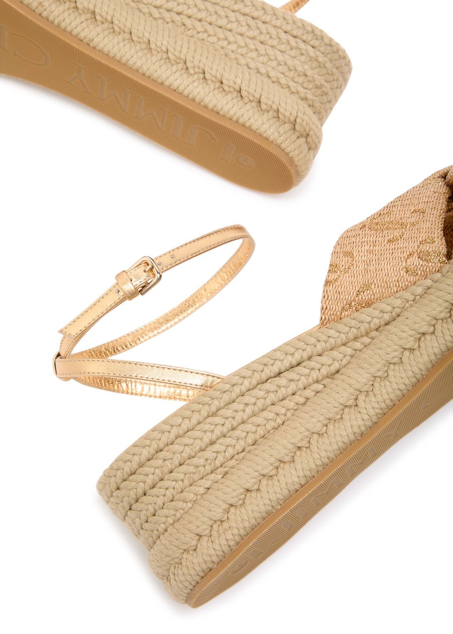 Jimmy Choo Aella Woven Wedge Espadrilles - 4