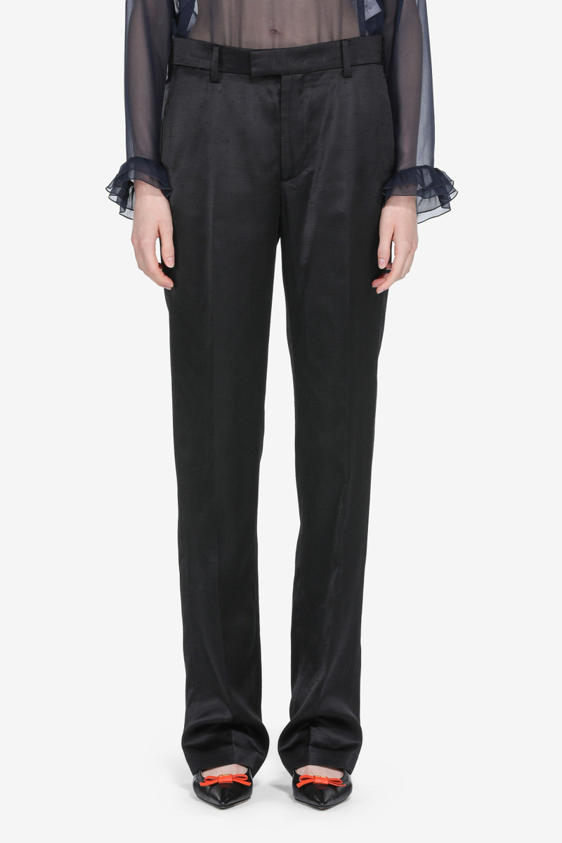 STRAIGHT SHANTUNG TROUSERS 1