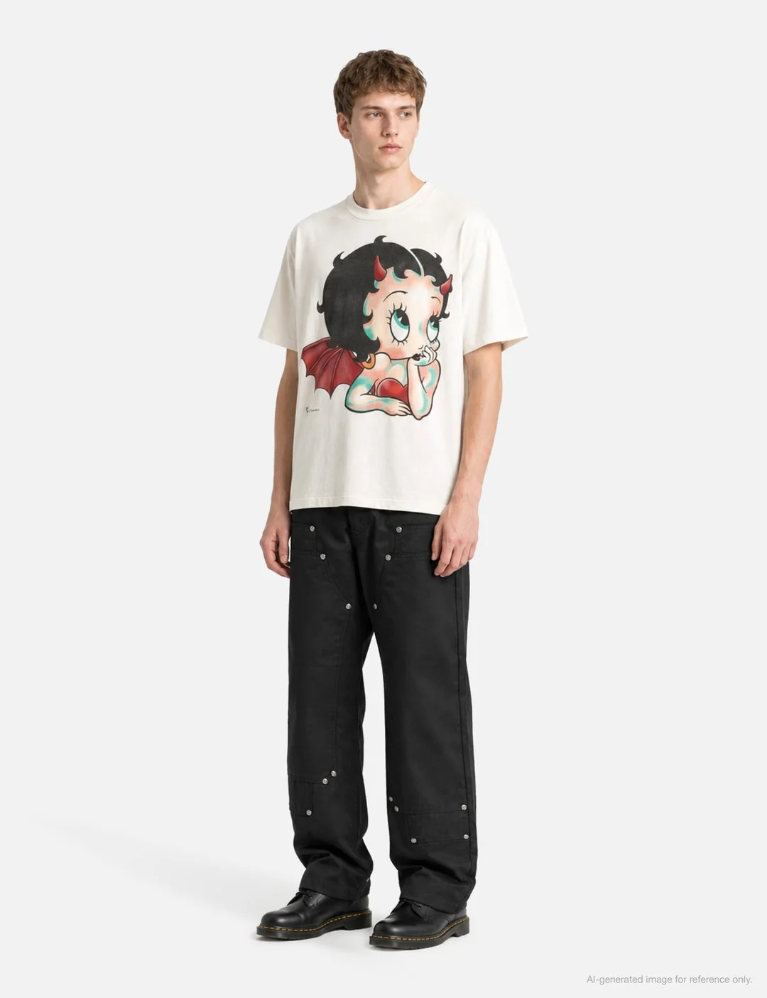 SAINT M×××××× DEVIL T-SHIRT - SM-MK1-0000-C12 | REVERSIBLE