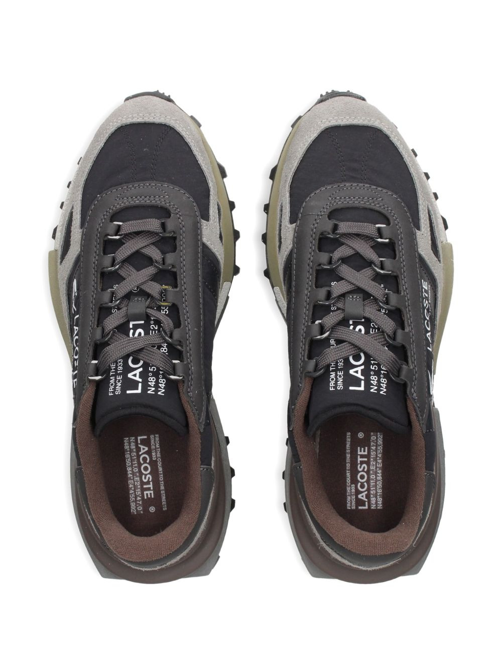 Elite Active leather panelled sneakers - 3
