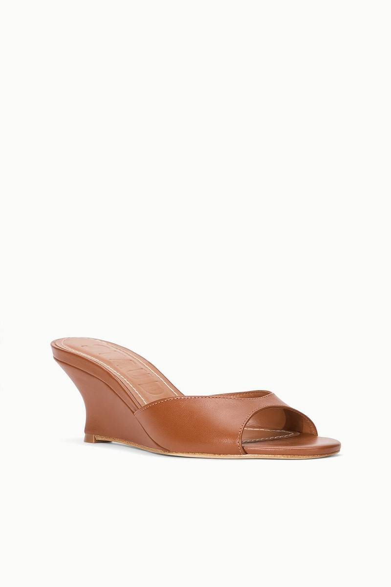 STAUD STAUD BRIGITTE WEDGE TABAC outlook