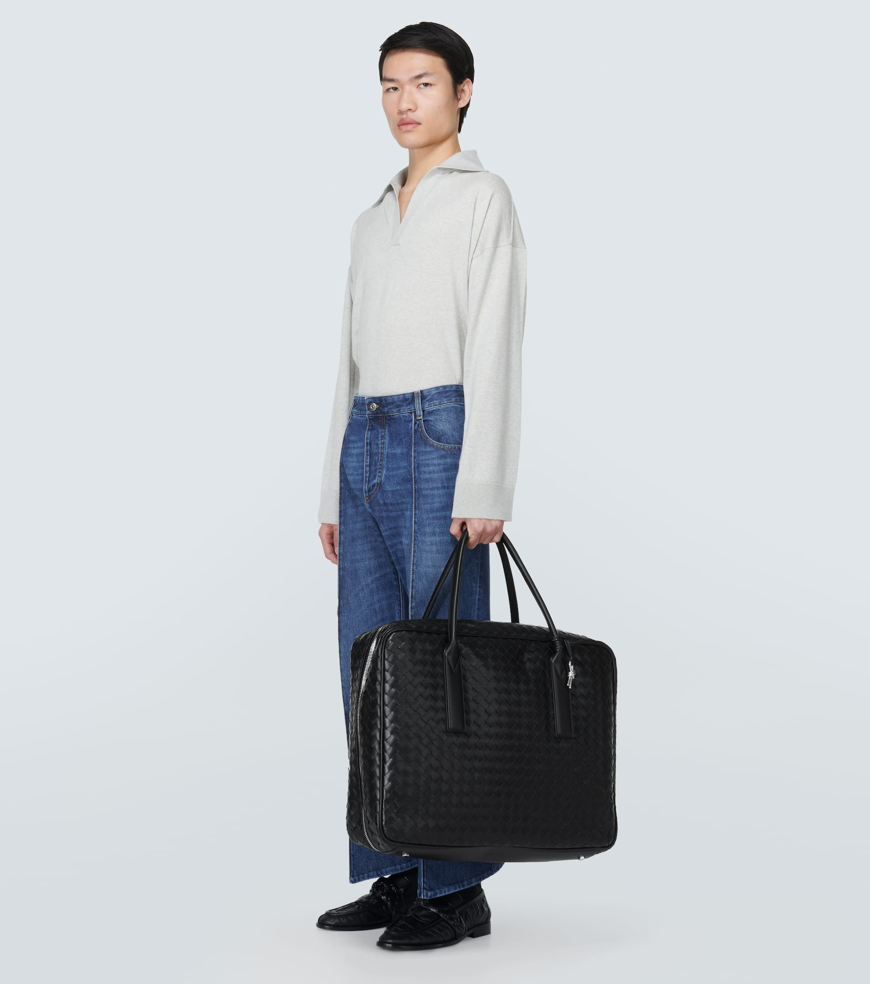 Intrecciato briefcase - 6