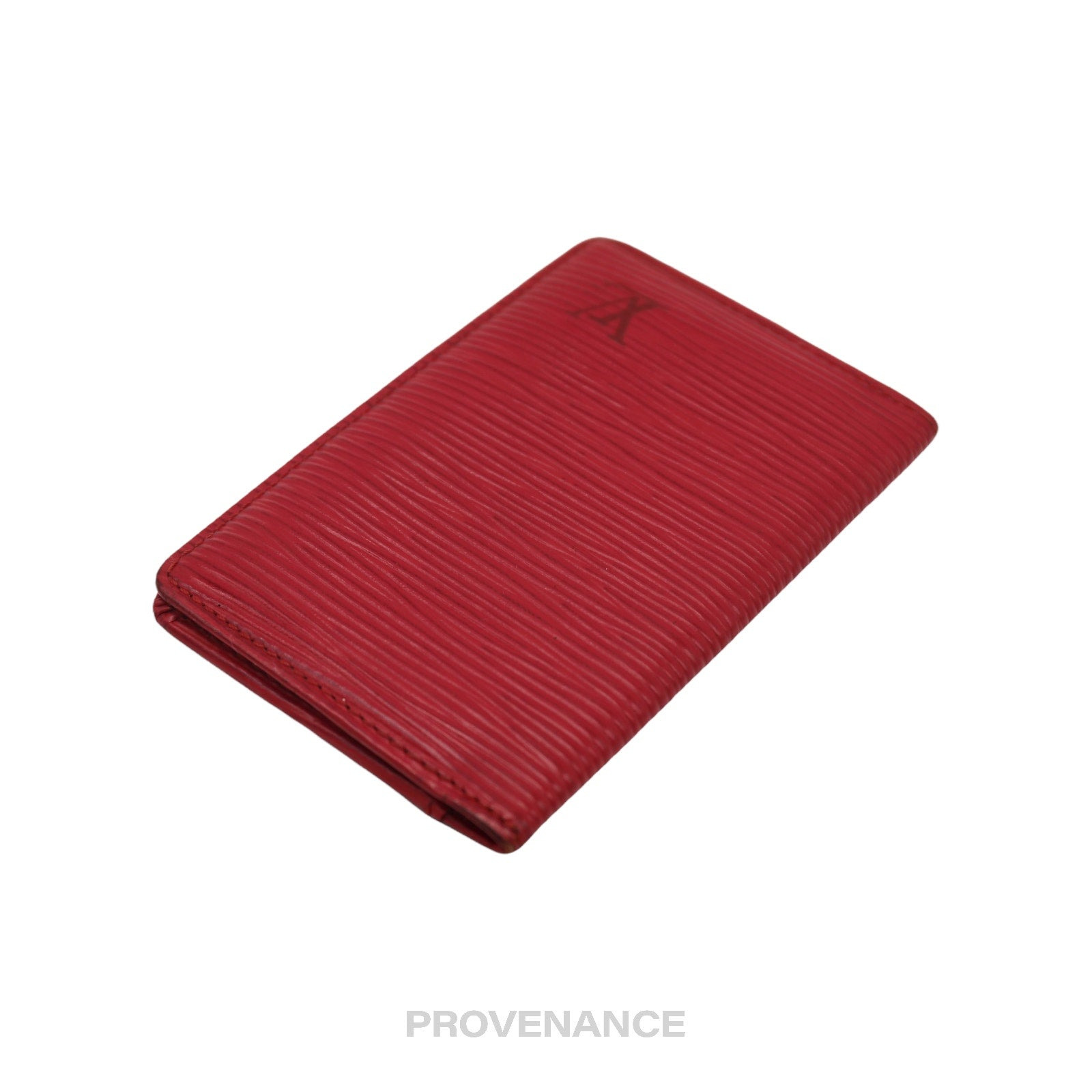 Louis Vuitton Pocket Organizer Wallet - Red Epi Leather - 5