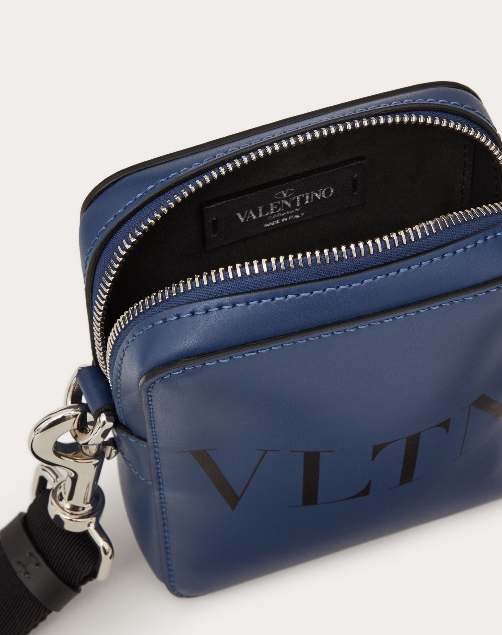 Small VLTN Leather Crossbody Bag - 4