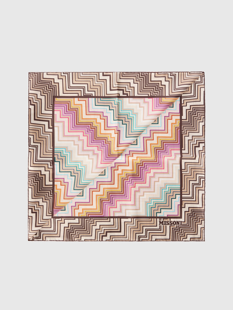Silk scarf with logo 1