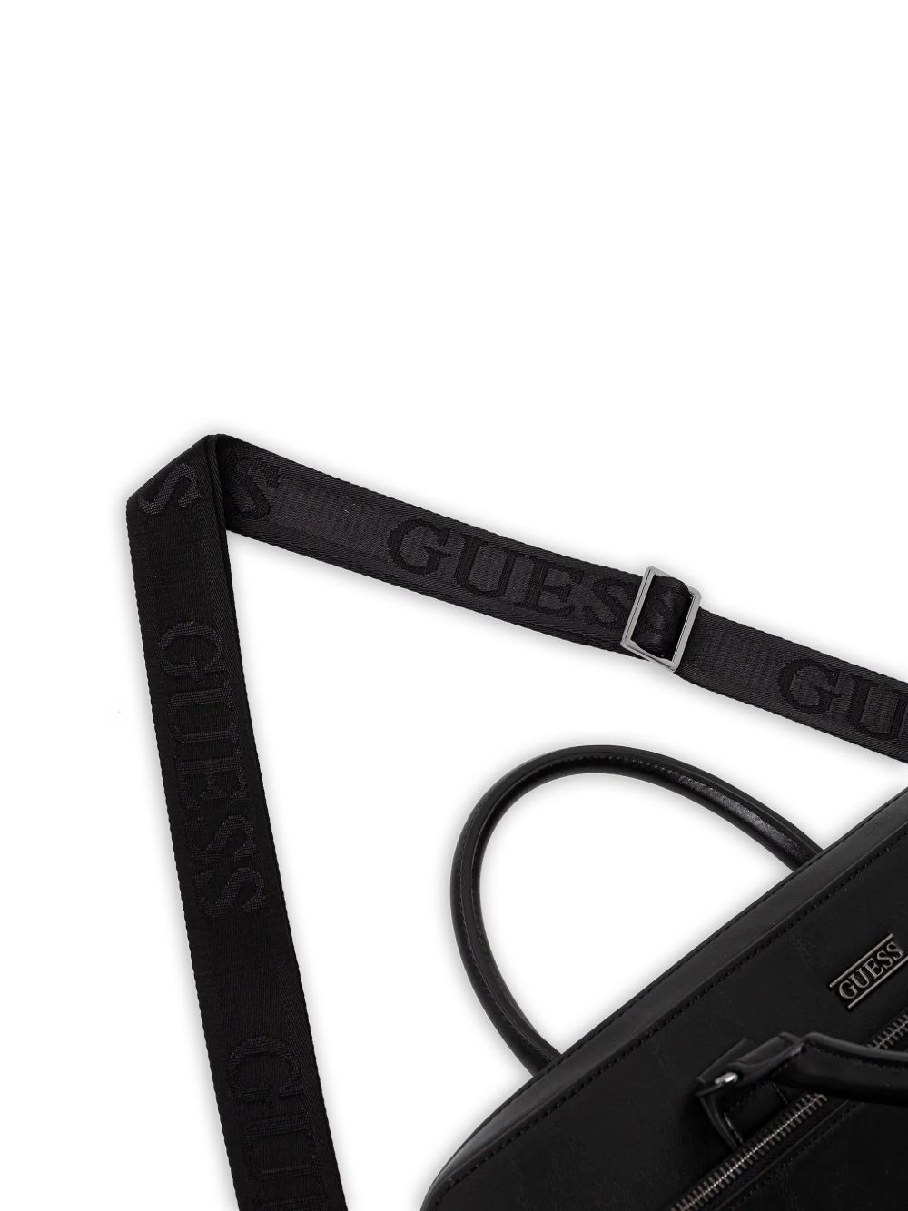 logo-plaque laptop bag - 3
