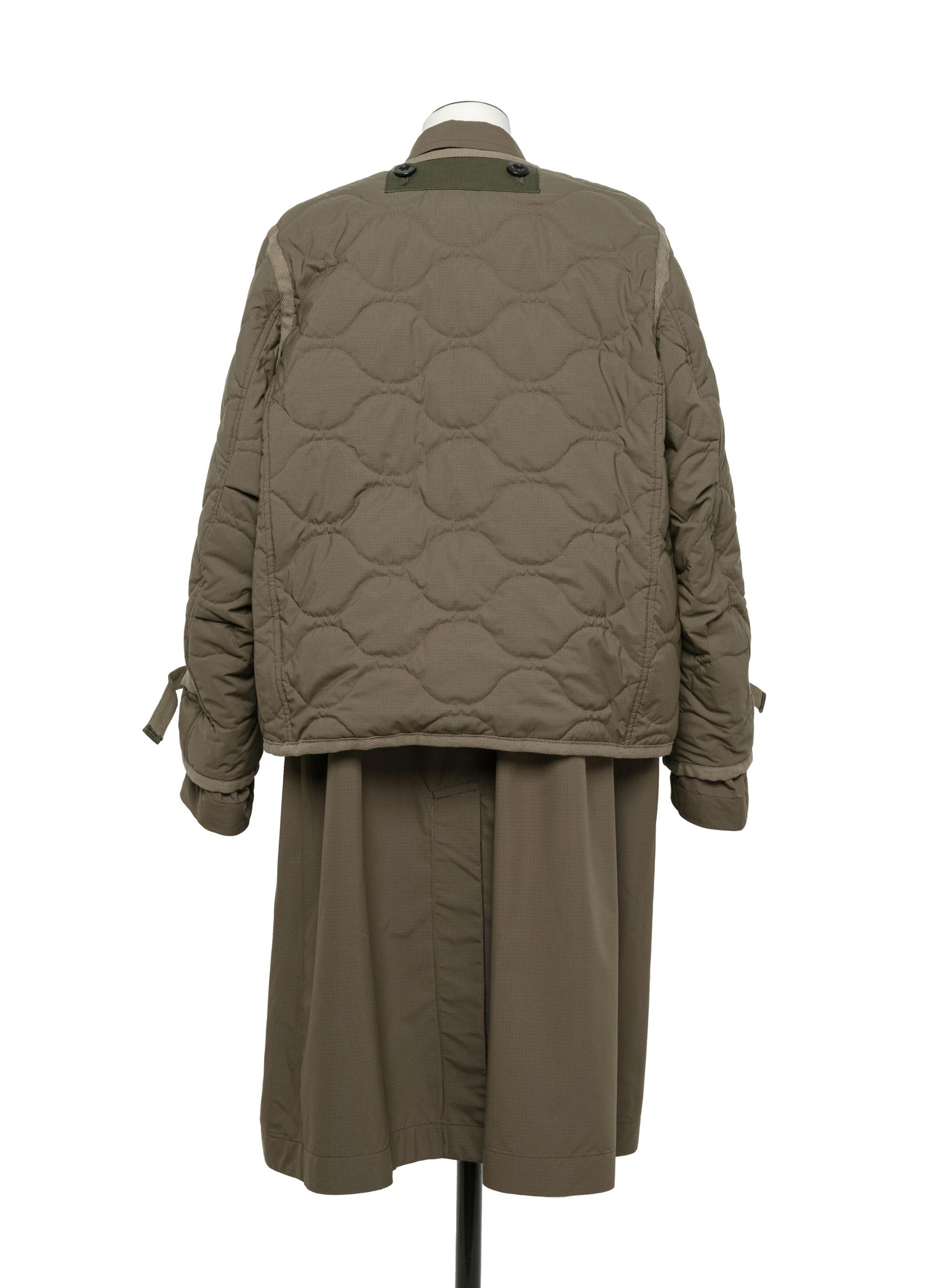 Rip Stop Quilted Coat - 4