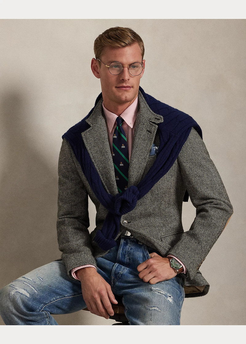 The RL67 Herringbone Tweed Jacket 3