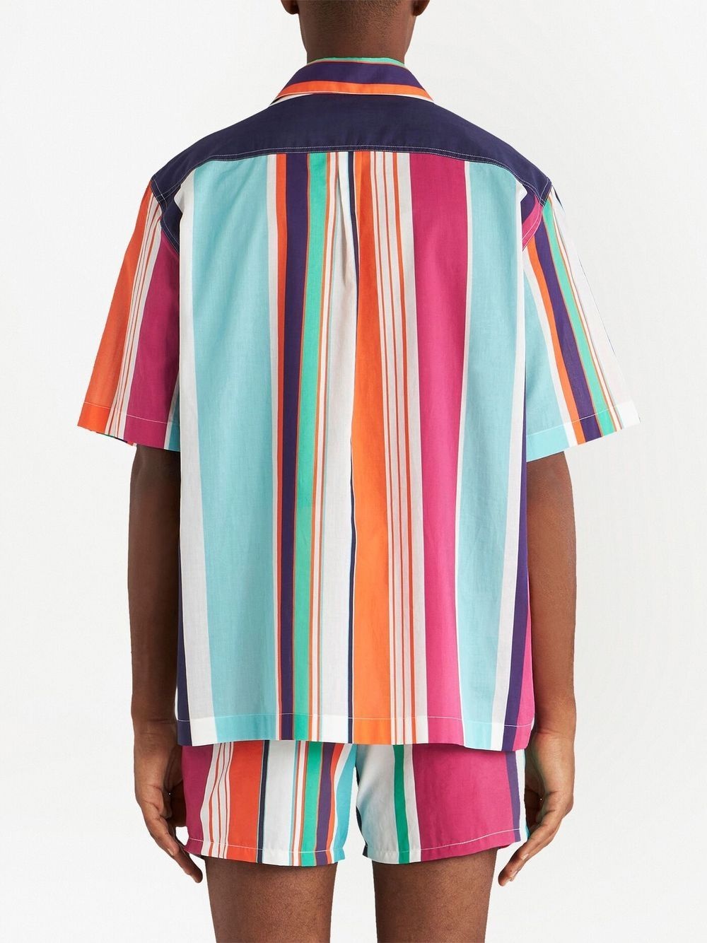 vertical-stripe shirt - 4
