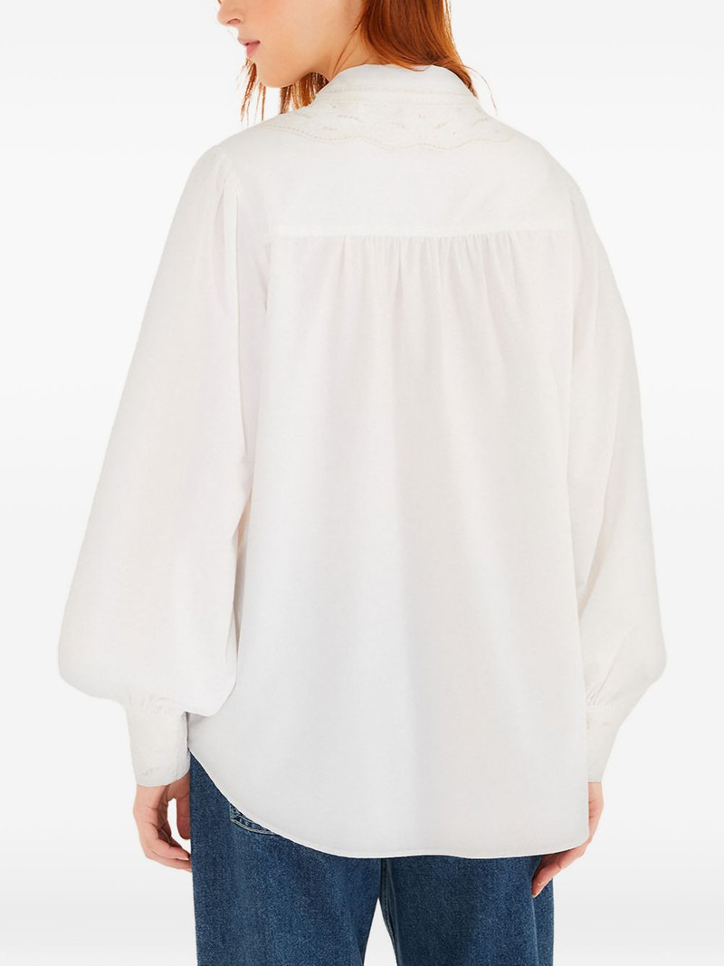 button-fastening blouse 3