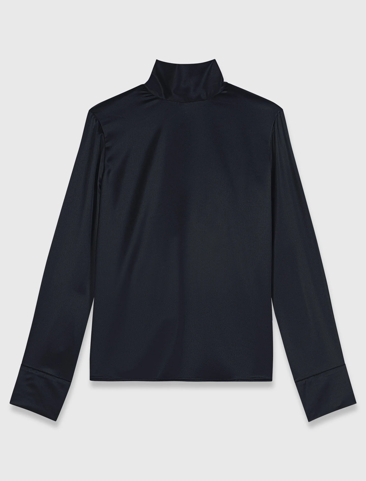High-neck satin top - 1
