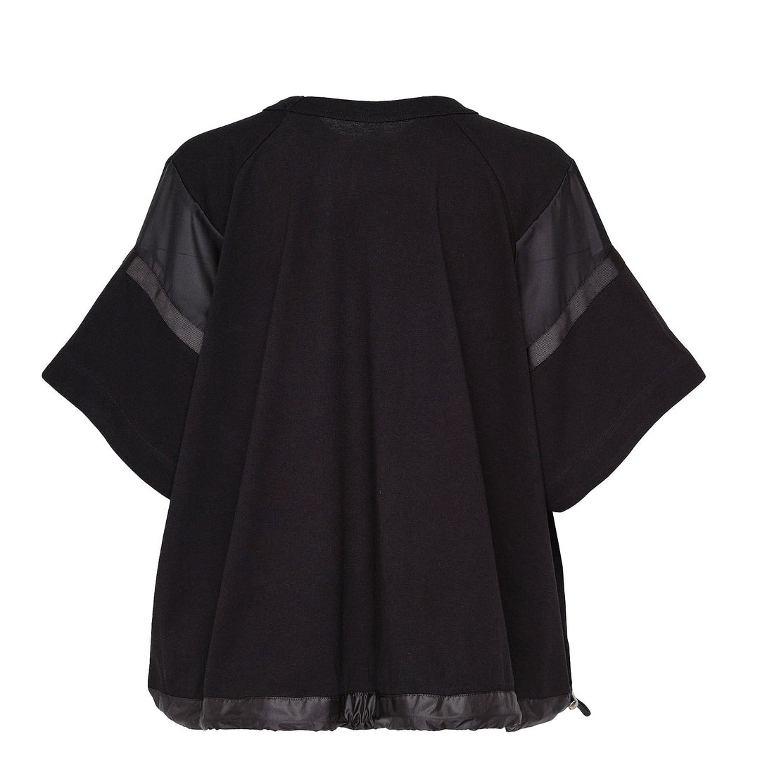 Satin X Cotton Jersey T-Shirt - 2