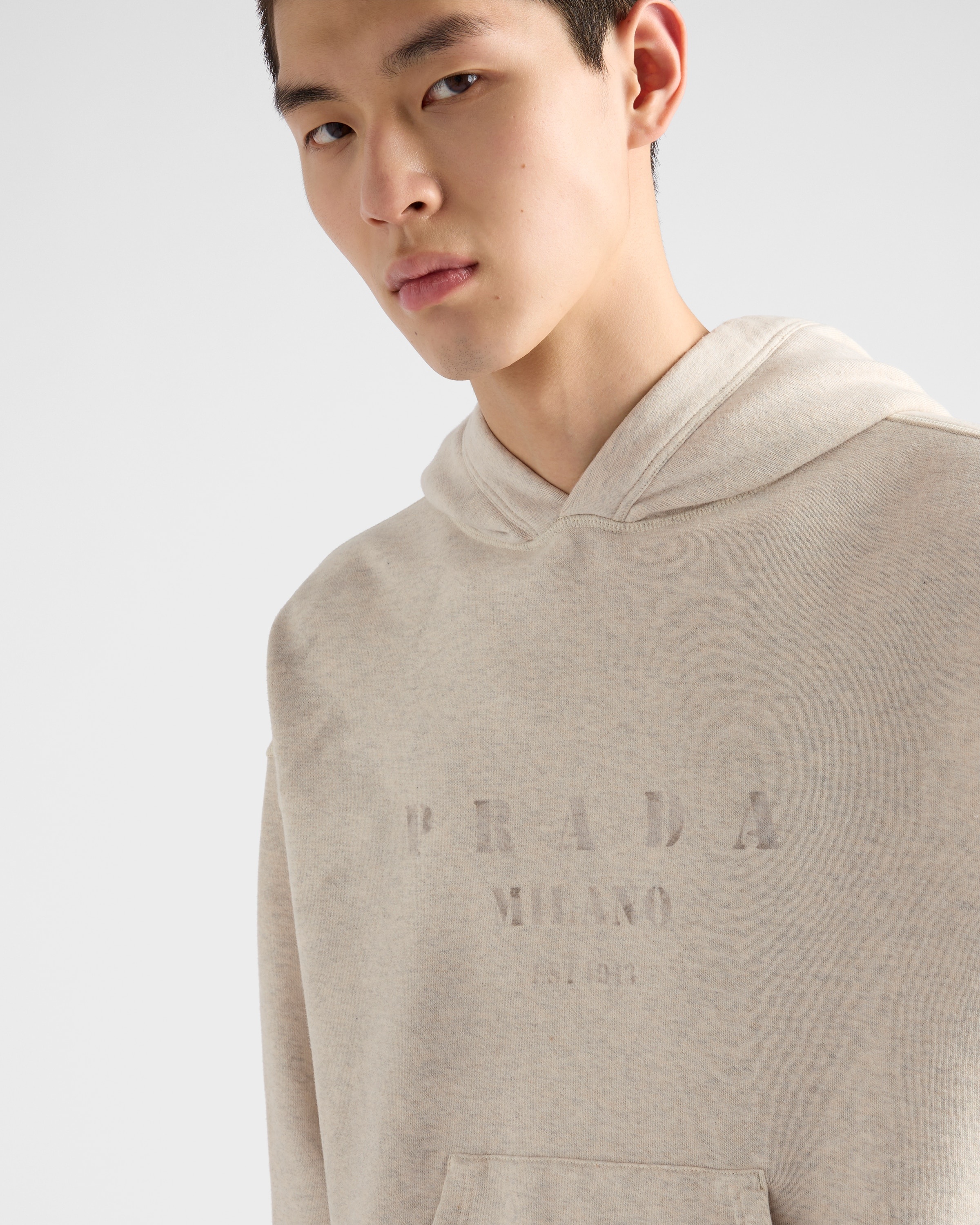 Cotton fleece hoodie - 4