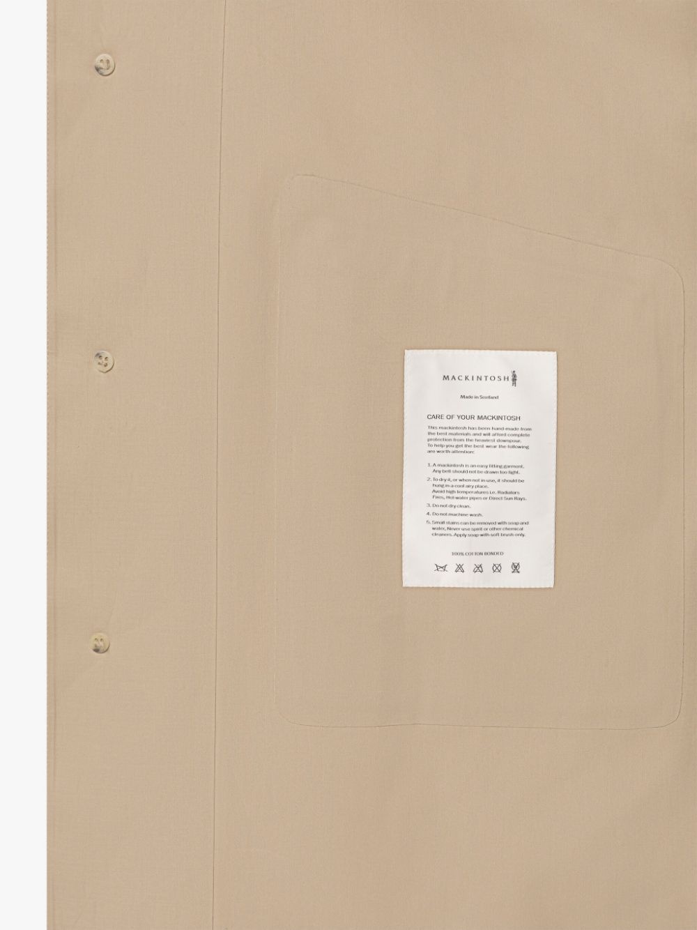 ST HONORE FAWN BONDED COTTON COAT - 6