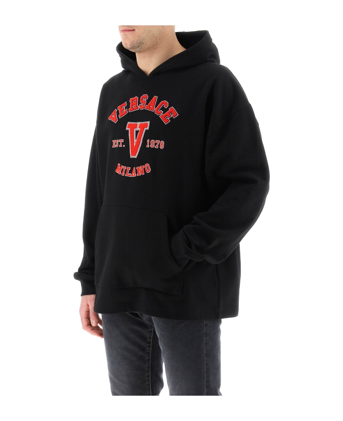 Hooded Cotton Logo Sweatshirt - 4