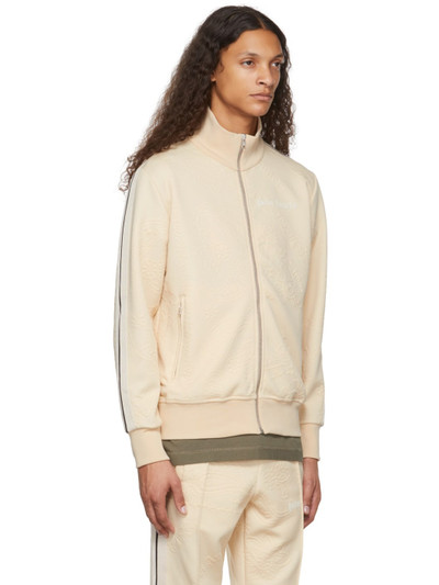 Palm Angels Beige Track Zip-Up outlook