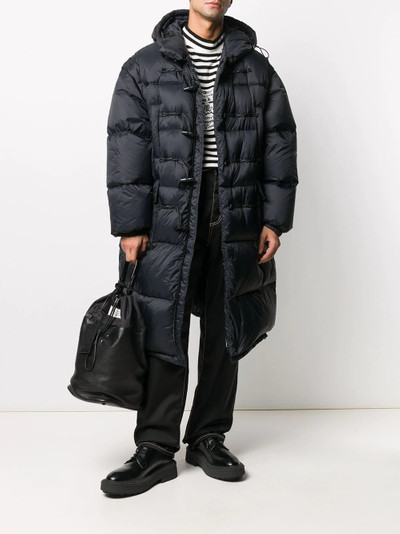 MSGM oversized puffer coat outlook