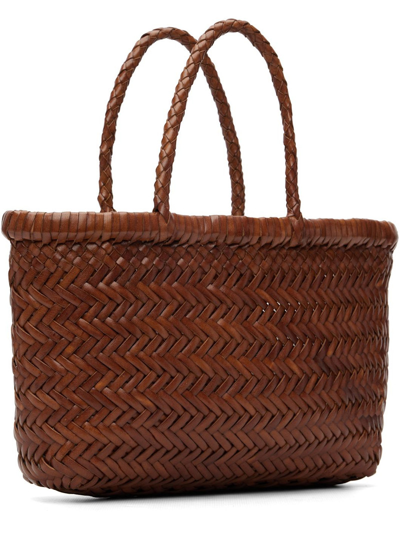 DRAGON DIFFUSION Tan Mini Flat Gora Bag outlook