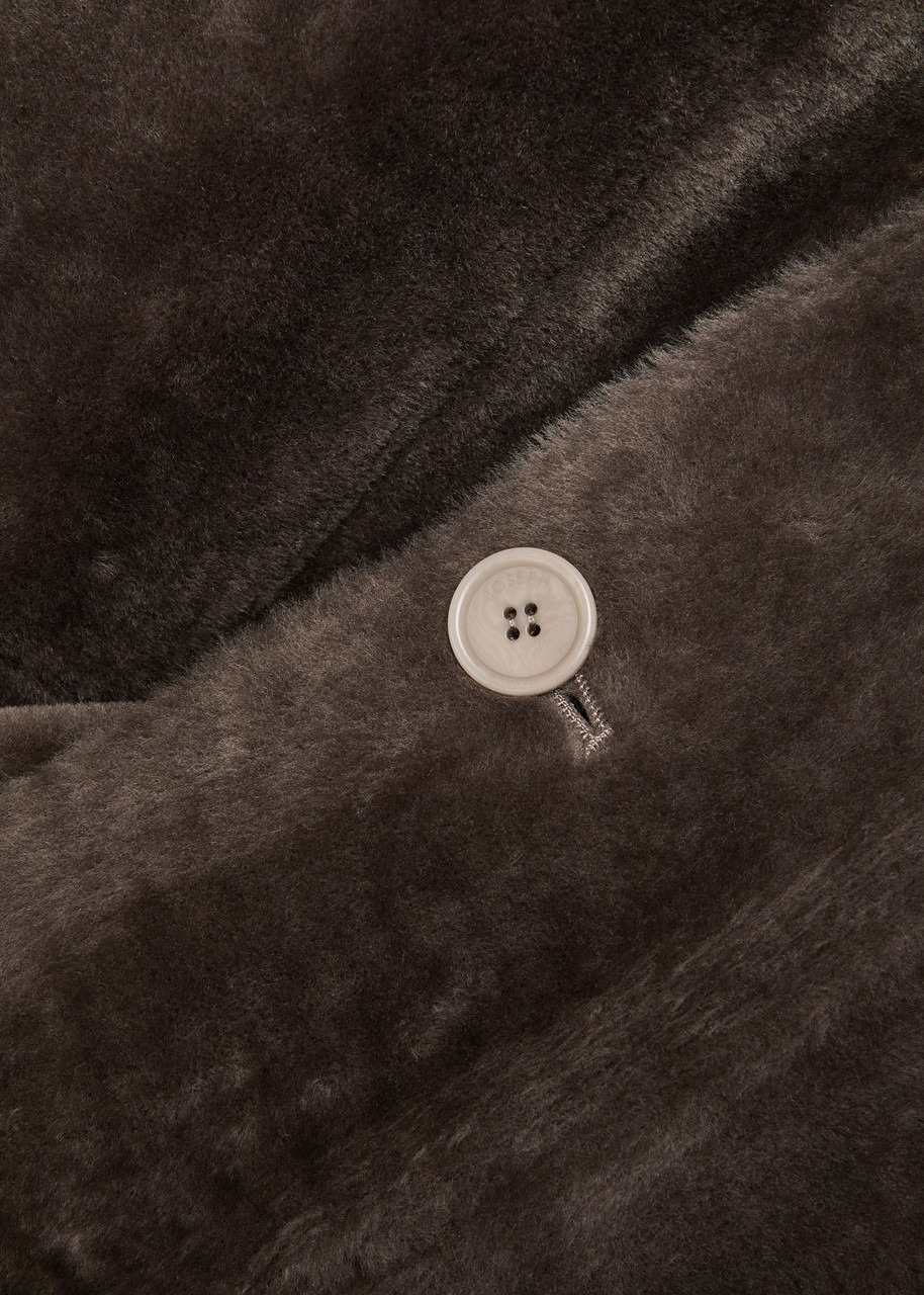 Joseph Britanny Reversible Leather and Shearling Coat - 4