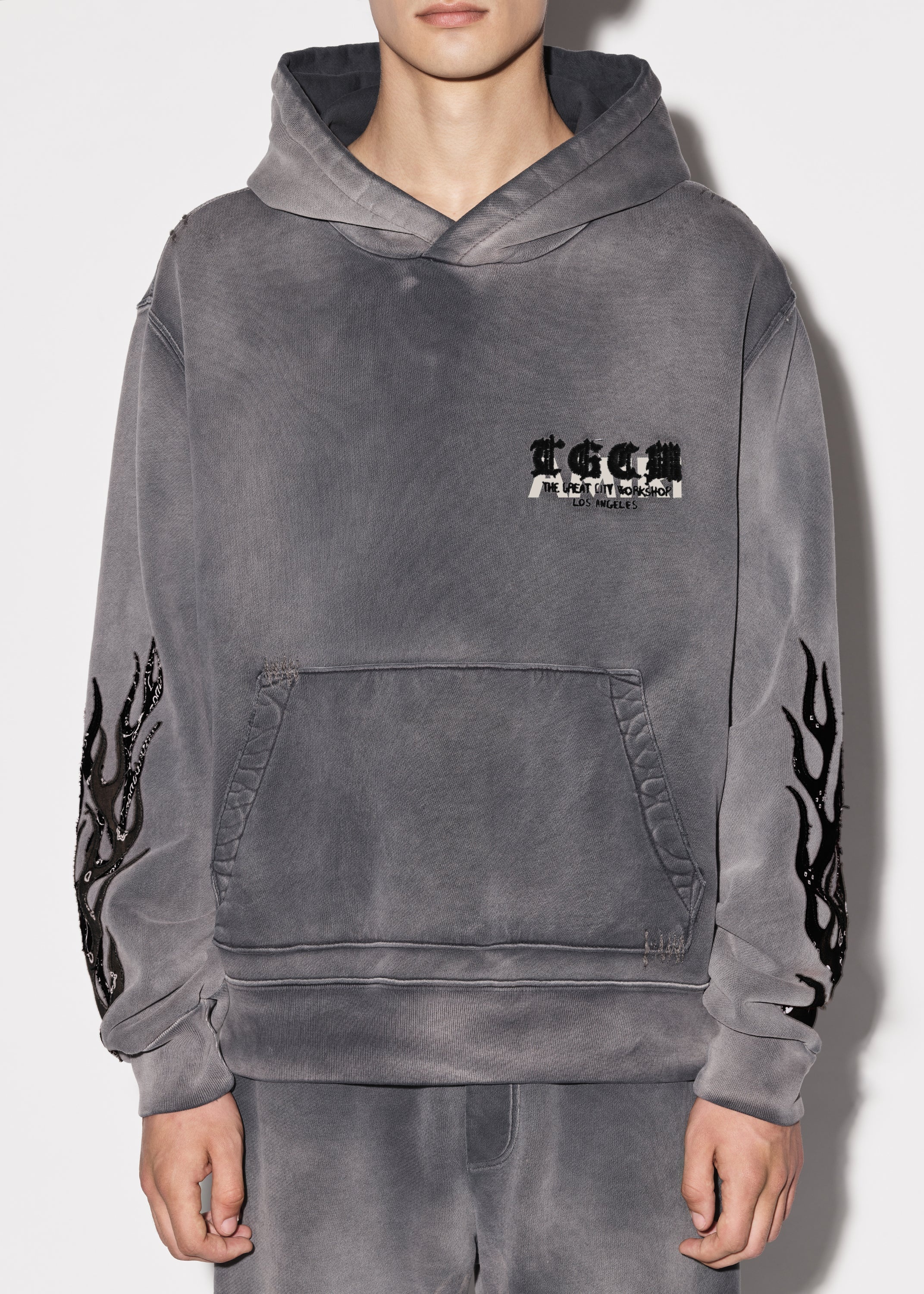 T.G.C.W. FLAMES HOODIE - 4