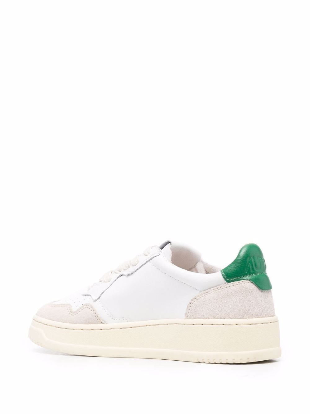 logo-patch lace-up sneakers - 3