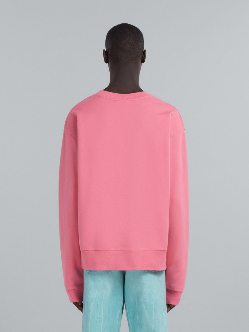 CANDY PINK SWEATSHIRT WITH LOGO 3