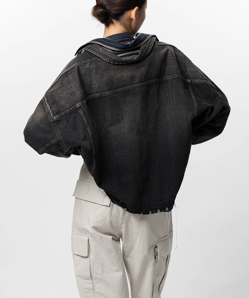 Triple Layered Denim Jacket 7