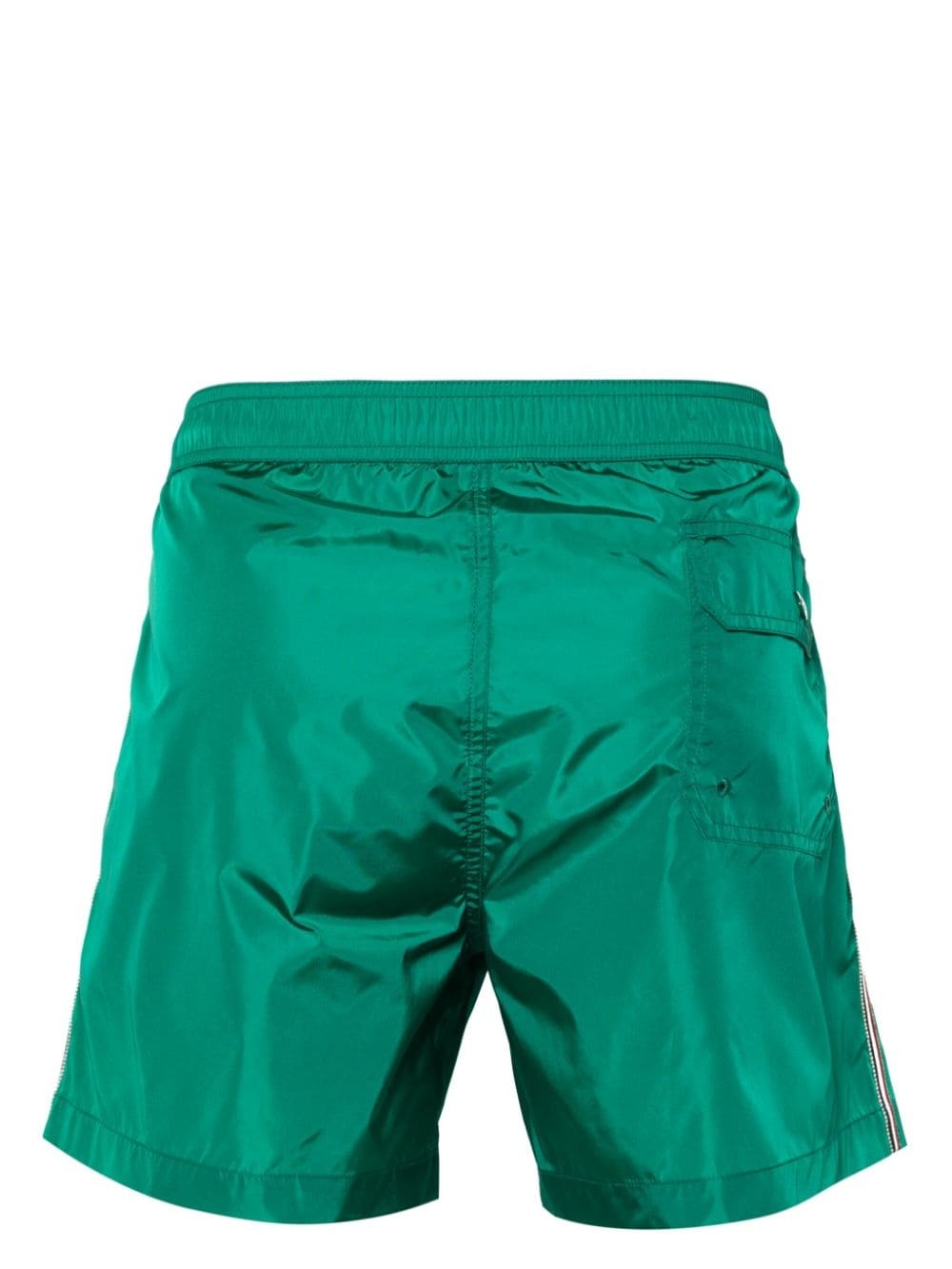 logo-patch swim shorts - 2