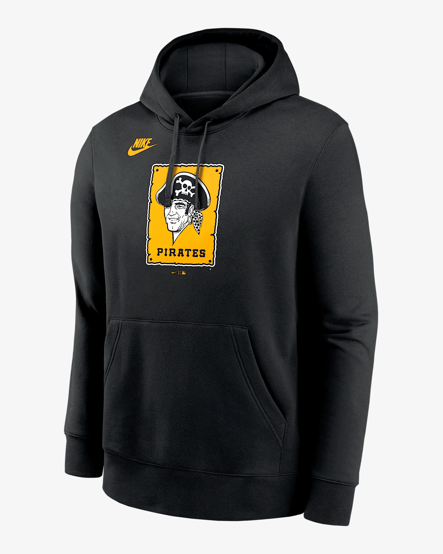 Pittsburgh Pirates Cooperstown Logo Club Men's Nike MLB Pullover Hoodie - 1