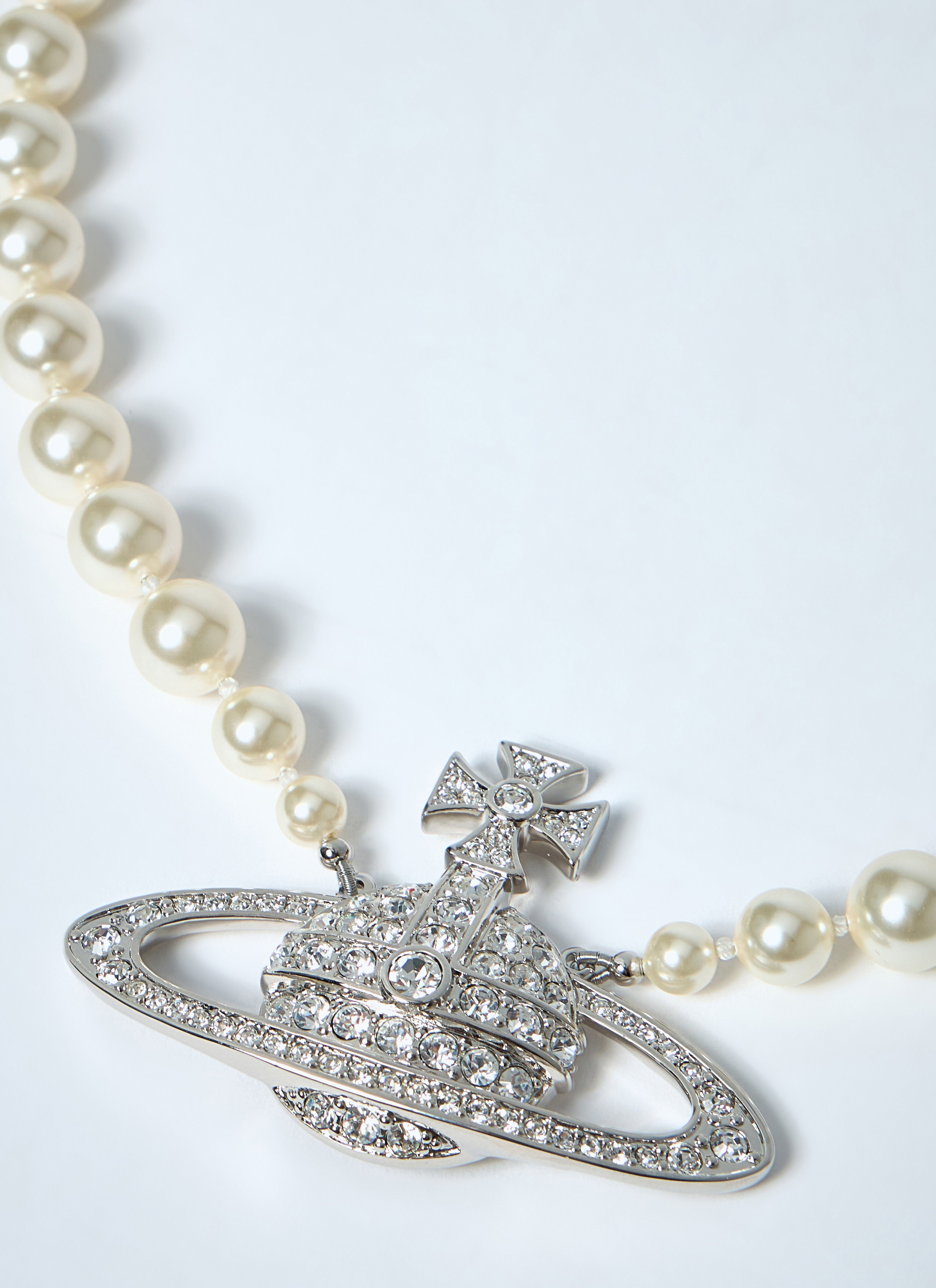 Bas Relief Pearl Necklace - 2
