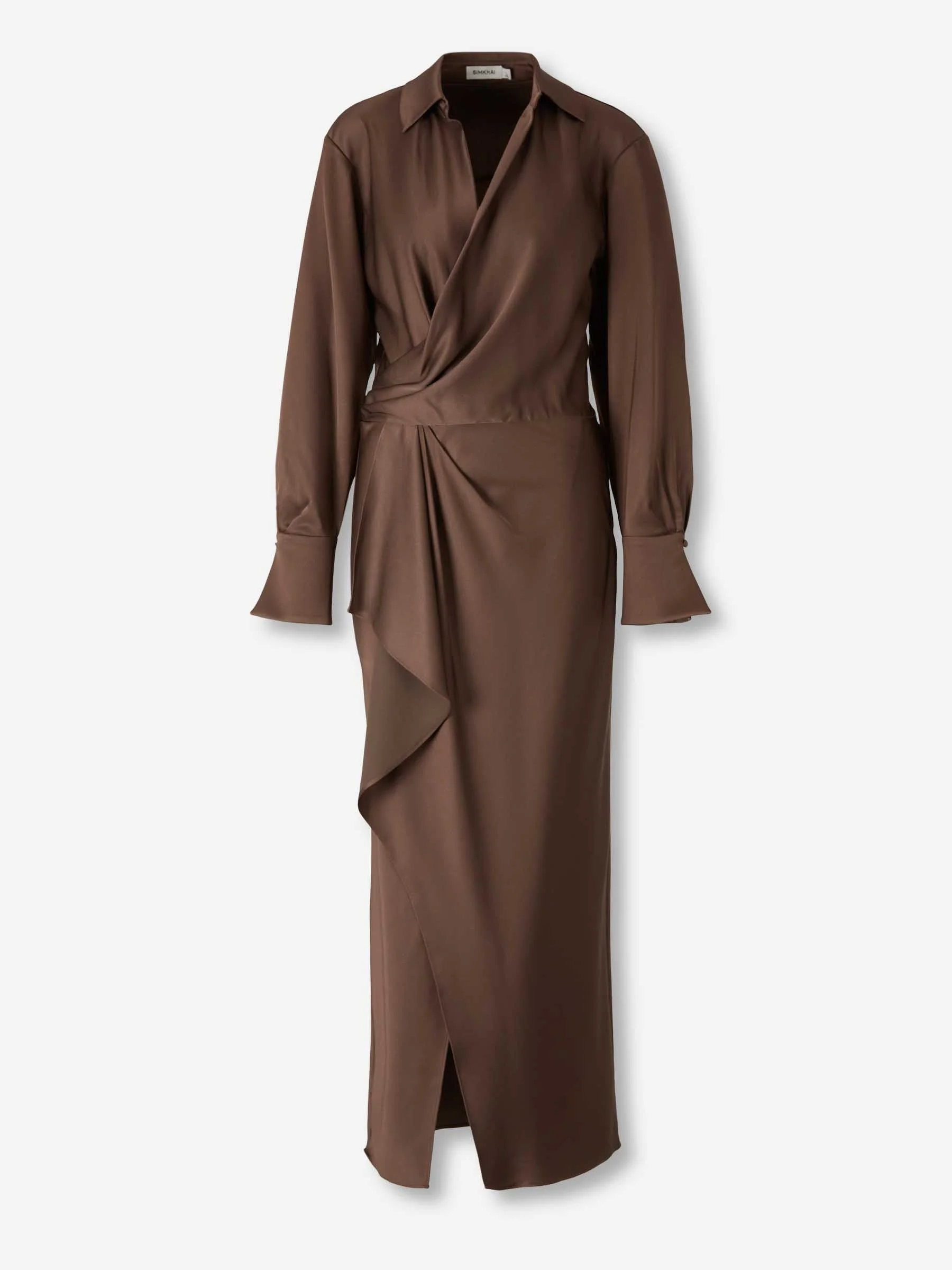 ASYMMETRICAL MIDI DRESS - 1