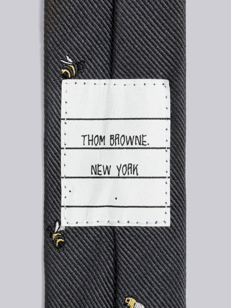 Thom Browne BIRDS AND BEES JACQUARD CLASSIC TIE outlook