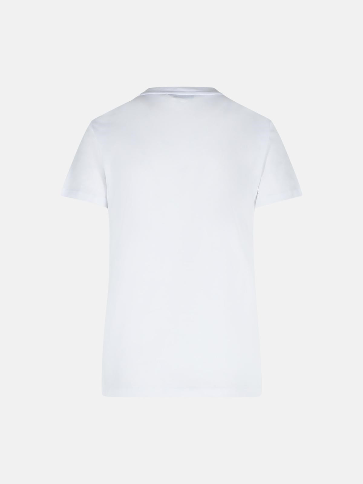 'NUNZIO' WHITE COTTON T-SHIRT - 3