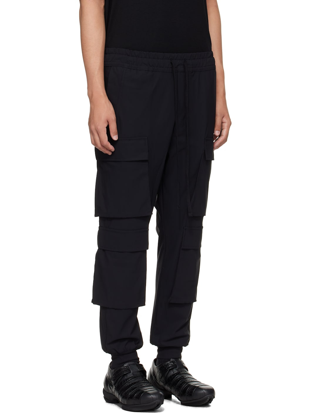 Black M P 31 Cargo Pants - 2