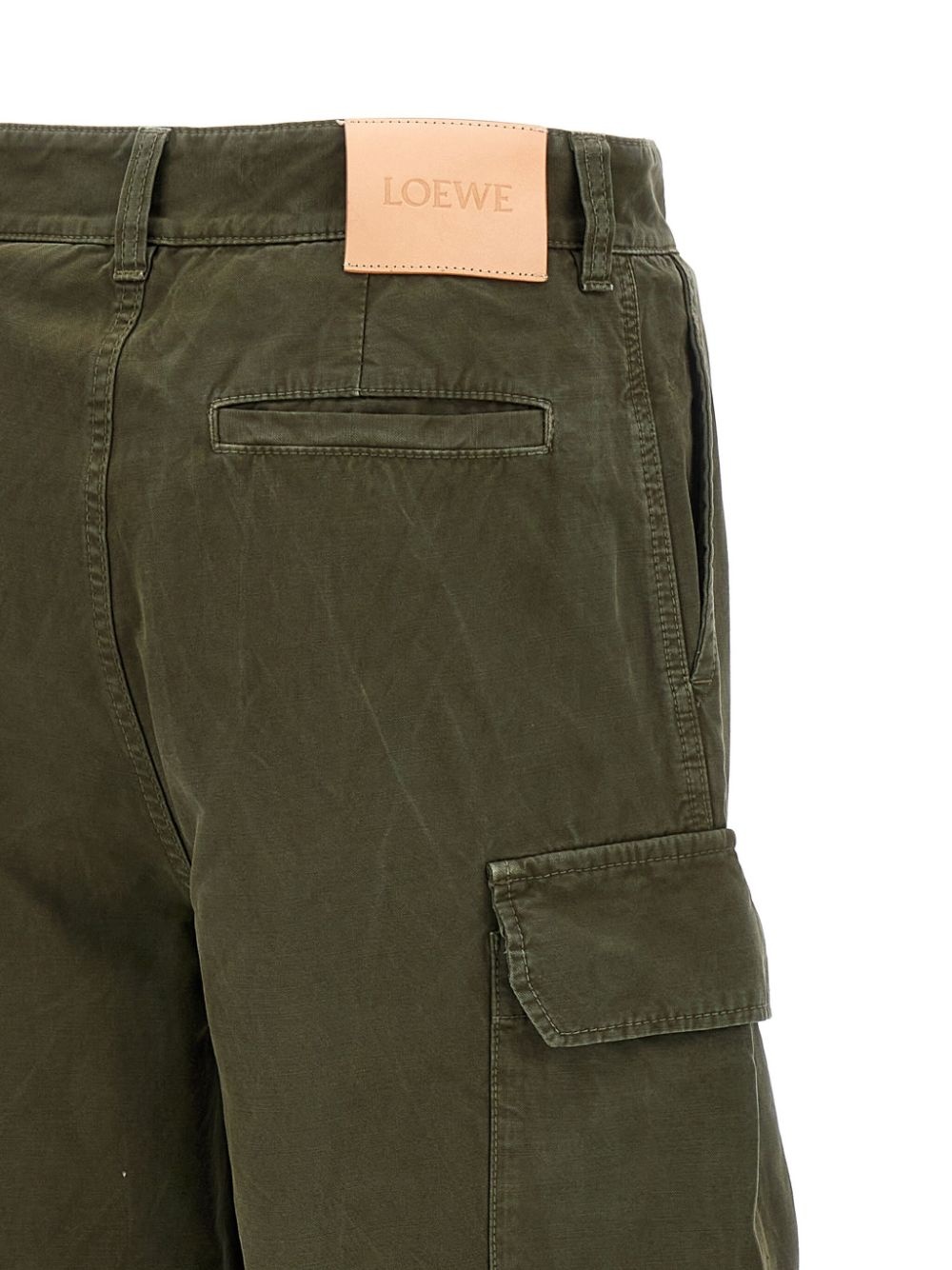 cotton cargo trousers - 4