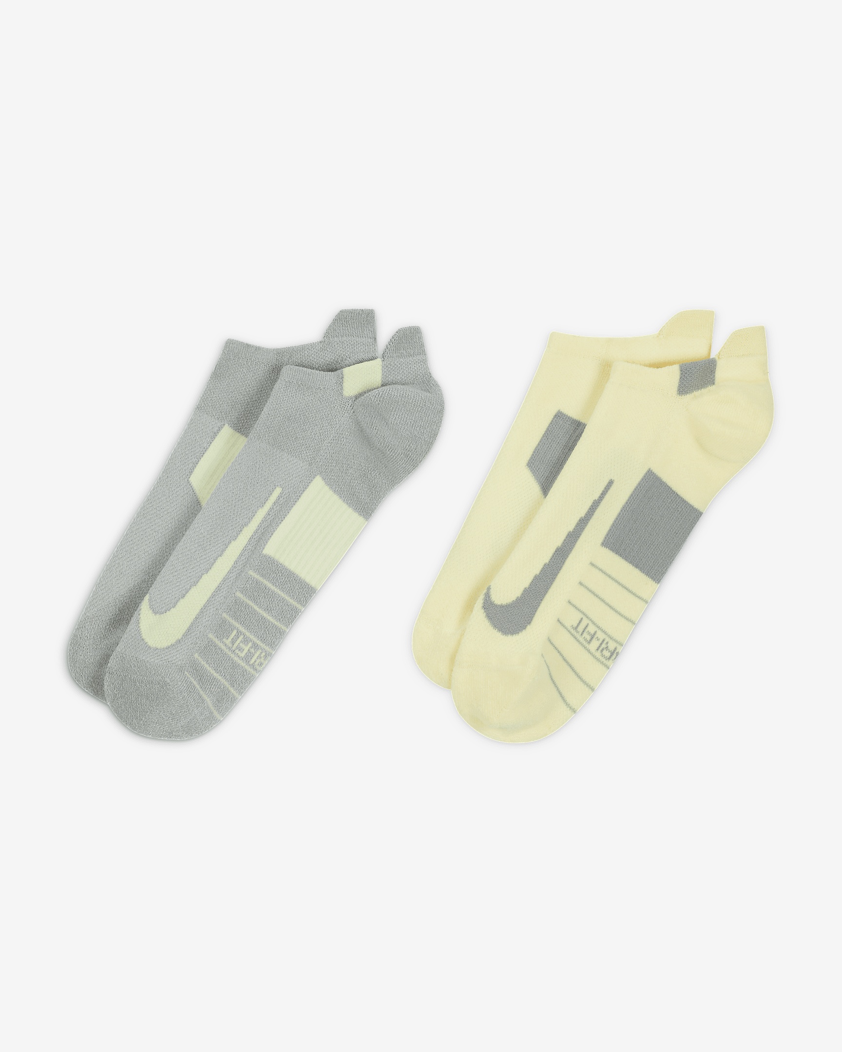 Nike Multiplier Running No-Show Socks (2 Pairs) - 2