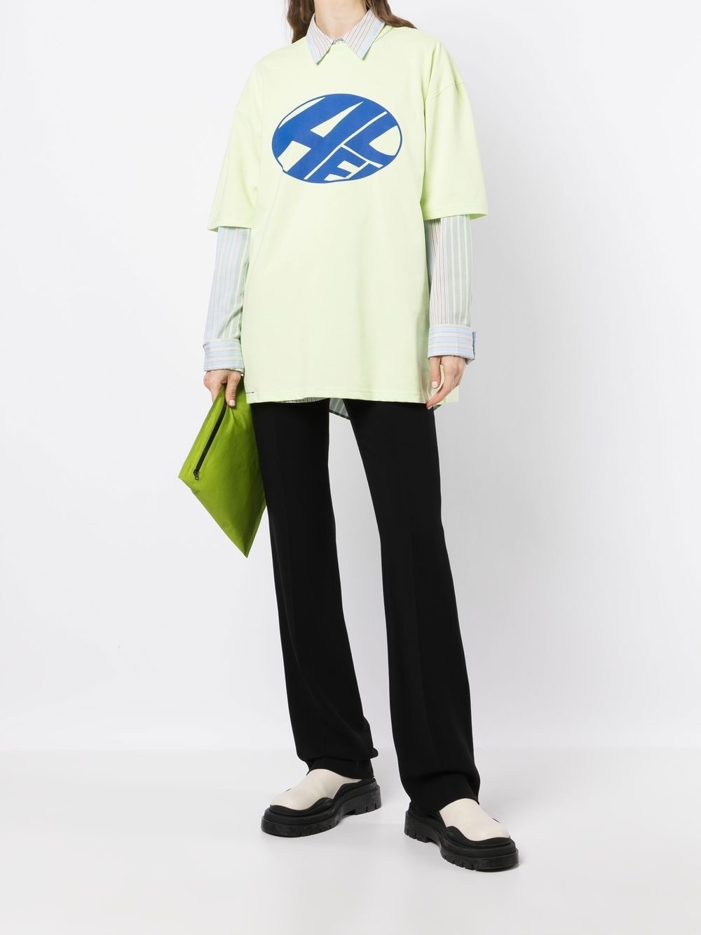 logo crew-neck T-shirt - 3
