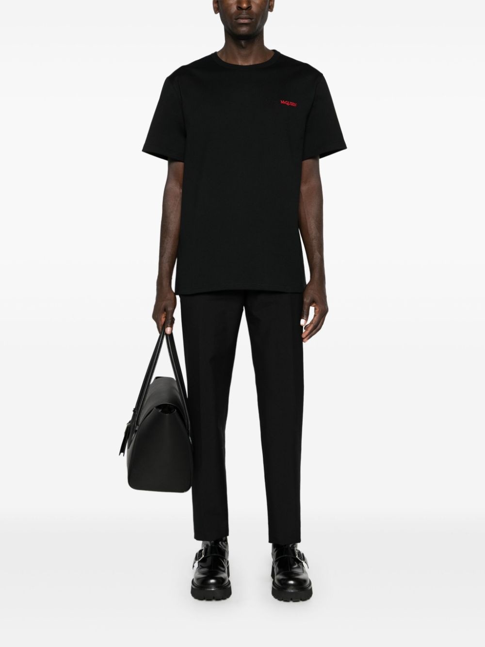 pressed-crease tailored trousers - 2