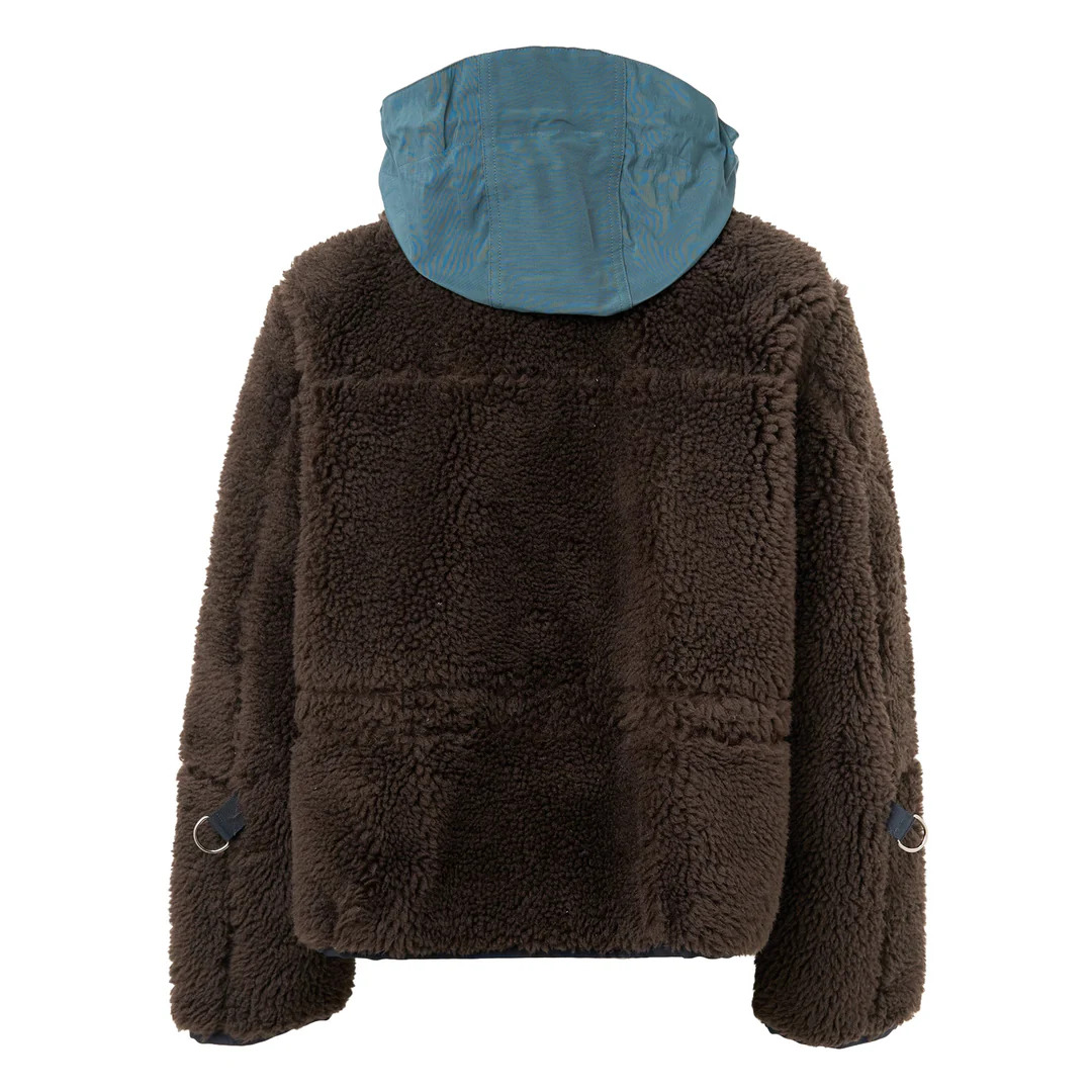 Faux Shearling X Grosgrain Blouson - 2